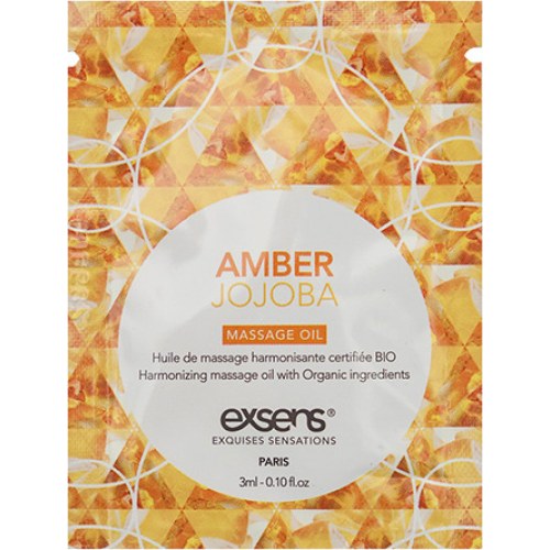 Aceite de masaje Exsens Amber Jojoba 3 ml con propiedades beneficiosas